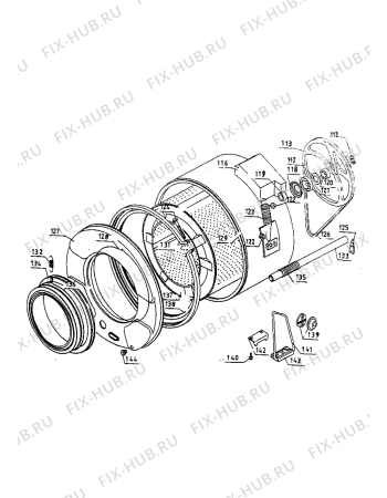 Взрыв-схема стиральной машины Acec ML144 - Схема узла Tub and drum